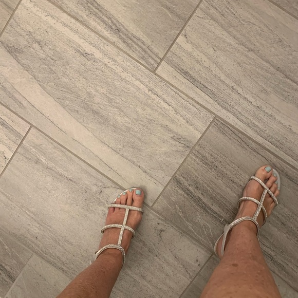 Nina silver dazzling sandals size 10, brand new - Picture 5 of 5